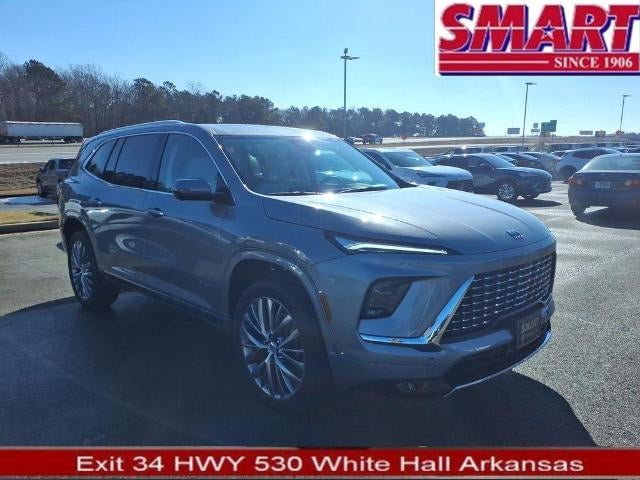 2026 Buick Enclave Avenir in Moonstone Gray Metallic — front three-quarter view