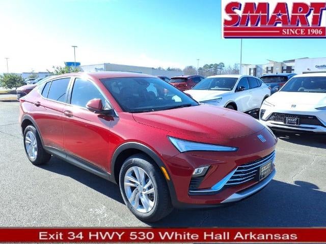 2026 Buick Envista Preferred in Brilliant Red — front three-quarter view