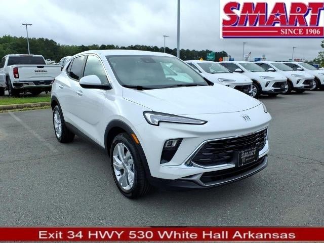 2026 Buick Encore GX Preferred in Summit White — front three-quarter view